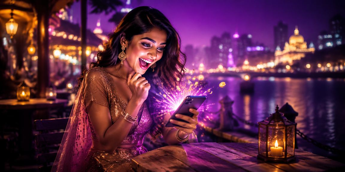 Modern Indian city at night representing 147000 entertainment hub